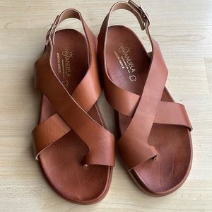 Brand NEW leather sandals